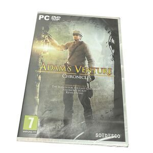Adam's Venture - Chronicles PC Game‎ DVD NEW SEALED + STEAM Rare OOP Adventure